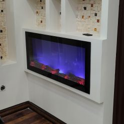 شومینه های برقی بدون گرما رنگ آبی