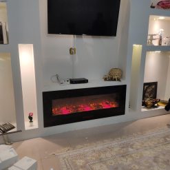 شومینه برقی با نصب تلویزیون