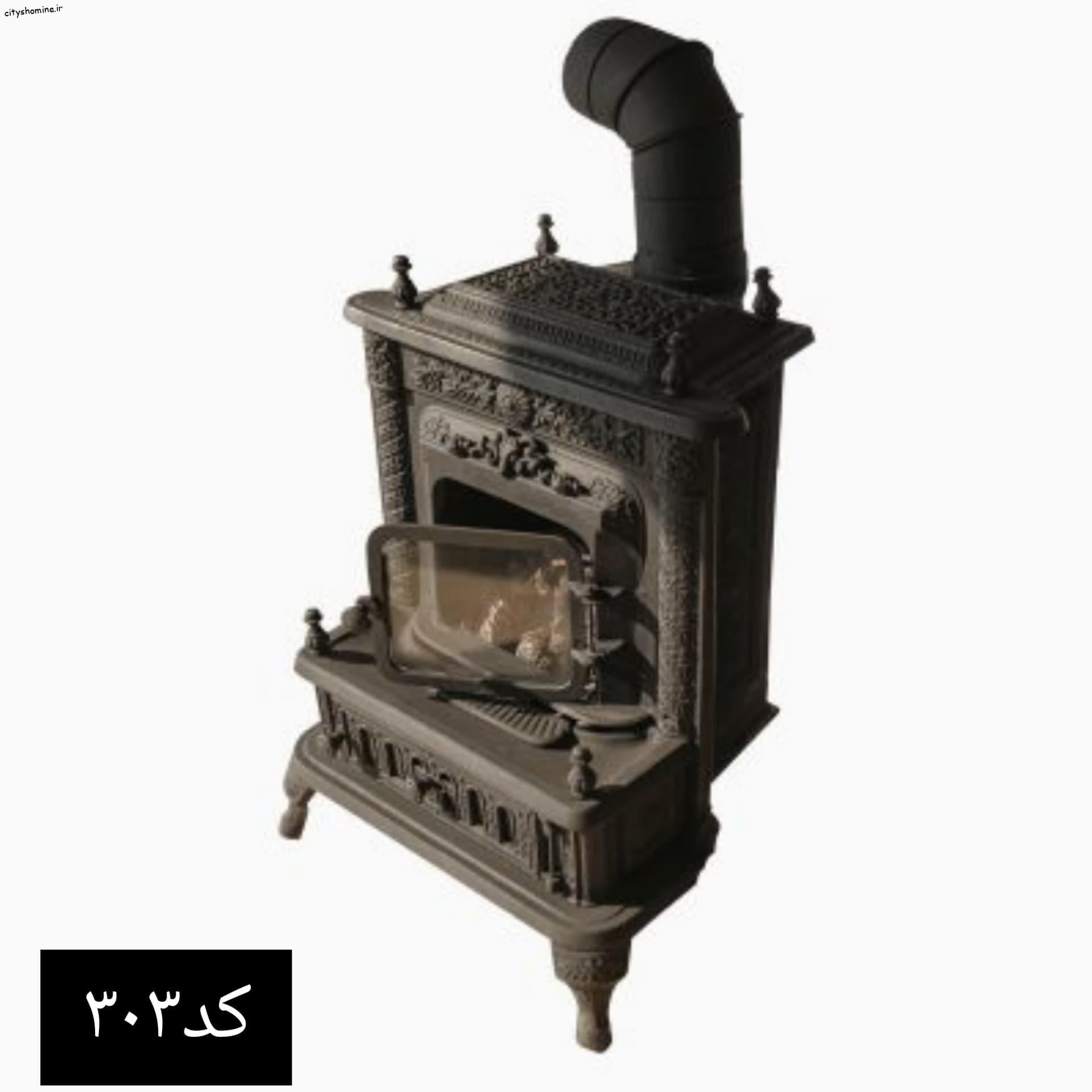 خرید بخاری چدنی بخاری چدنی کد 303