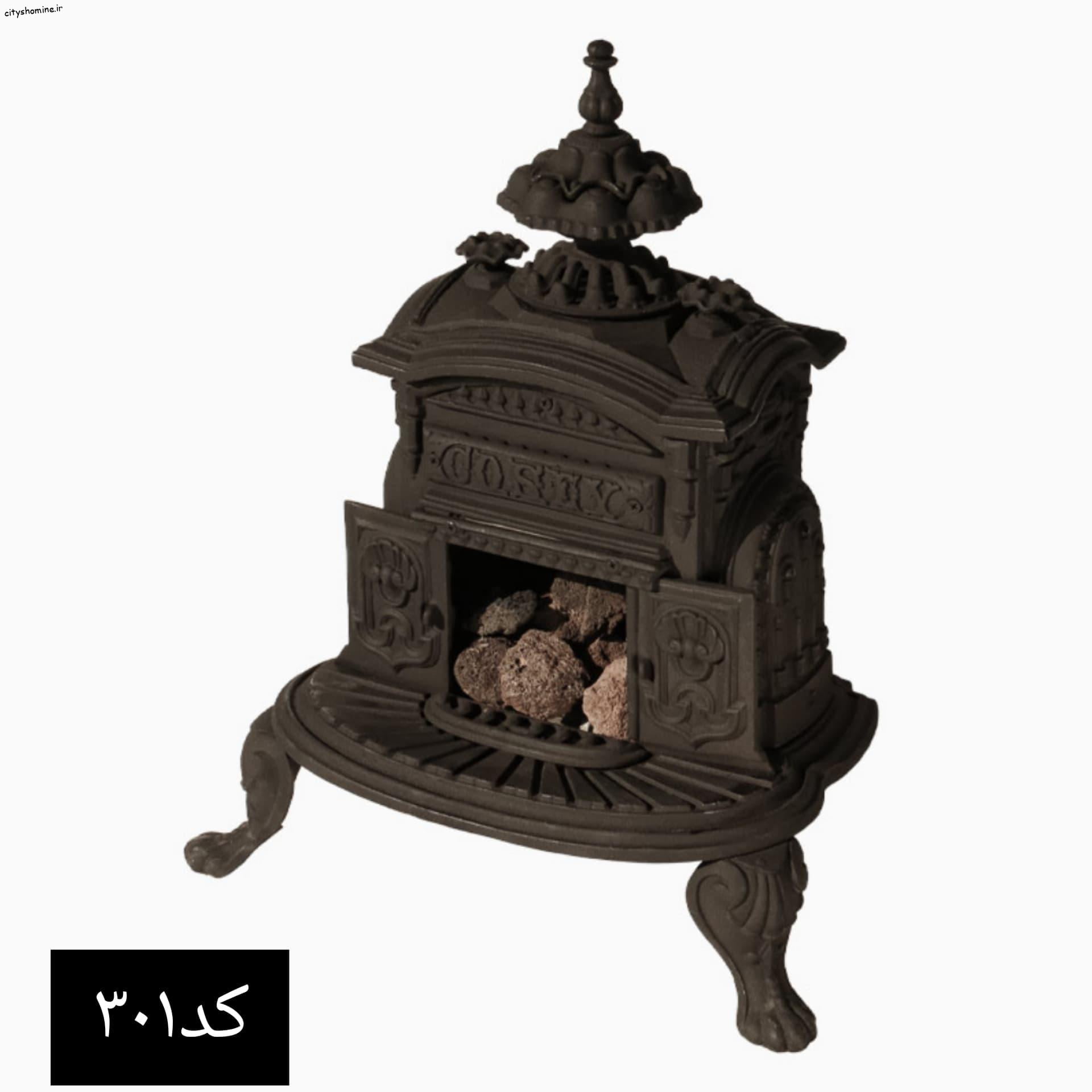 خرید بخاری چدنی بخاری چدنی کد 301