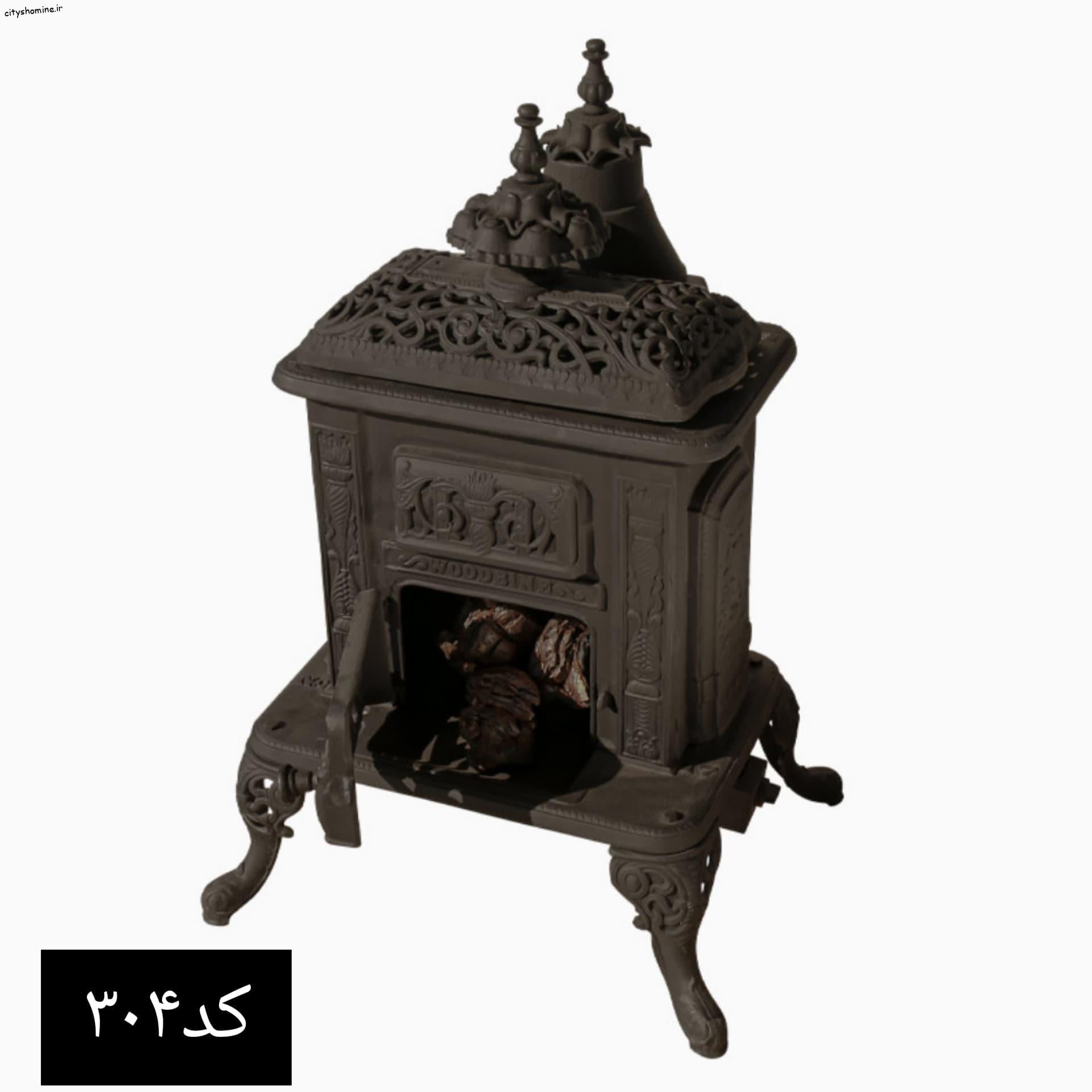 خرید بخاری چدنی بخاری چدنی کد 304
