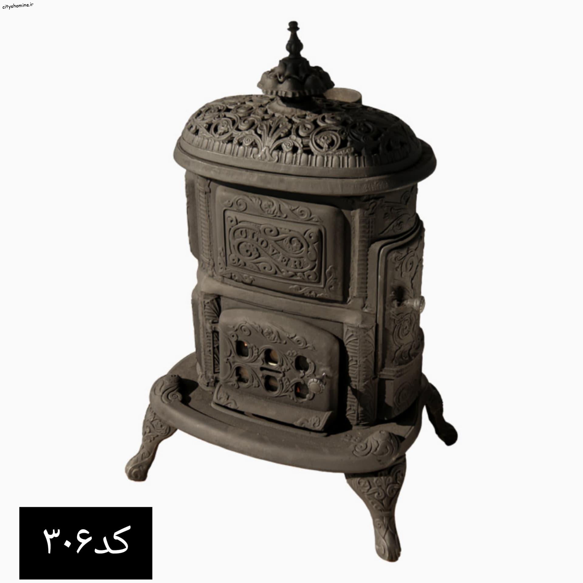 خرید بخاری چدنی بخاری چدنی کد 306