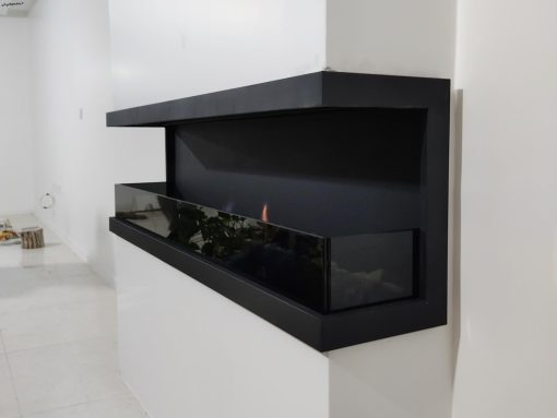 شومینه سه طرفه گازی