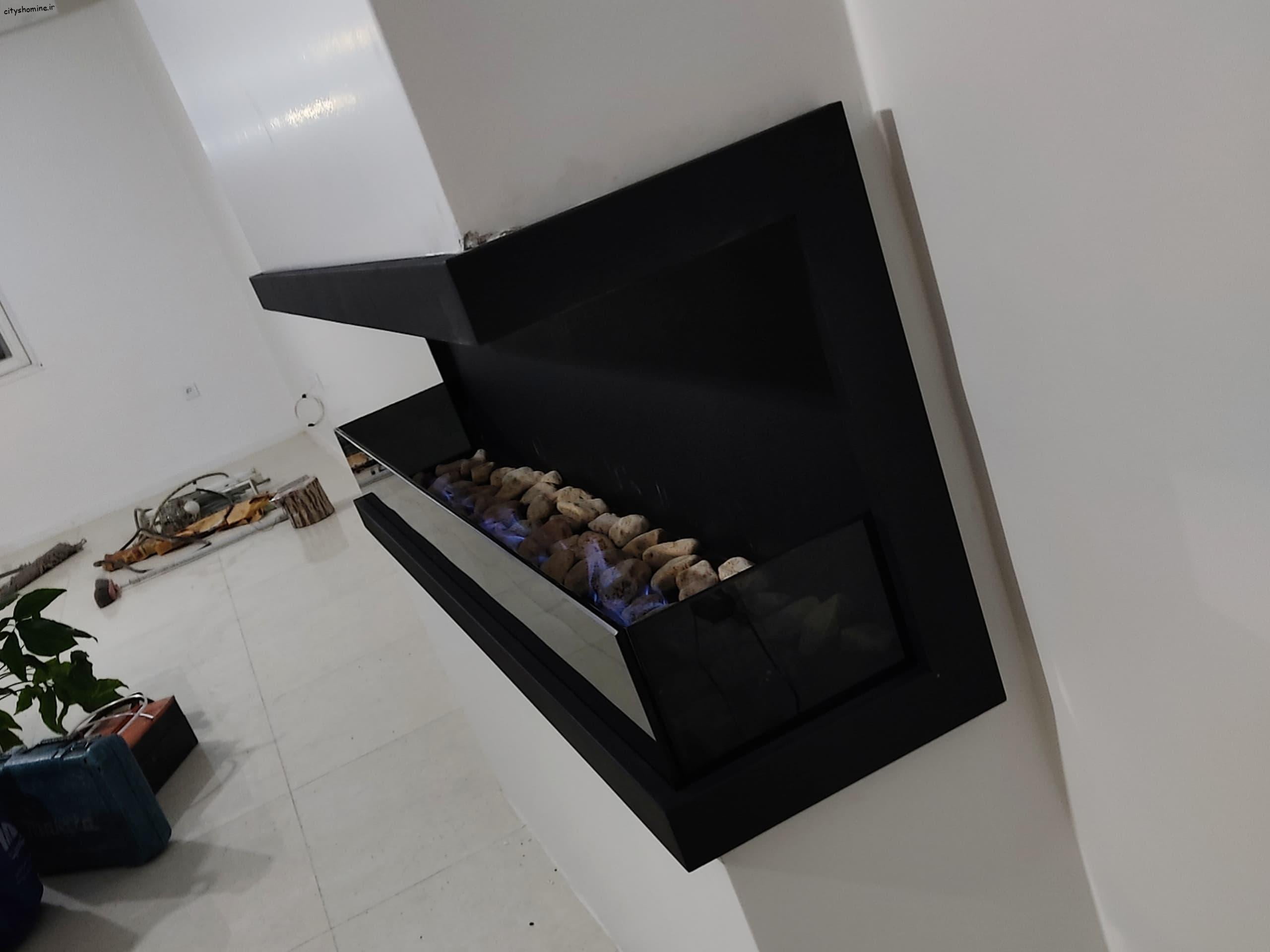 شومینه گازی سه طرفه شومینه گازی سه طرفه