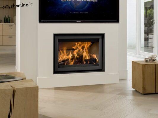 شومینه گازی مدرن دیواری