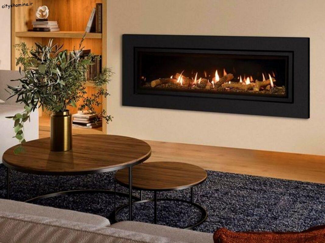 شومینه در خانه شومینه گازی مدل سانی