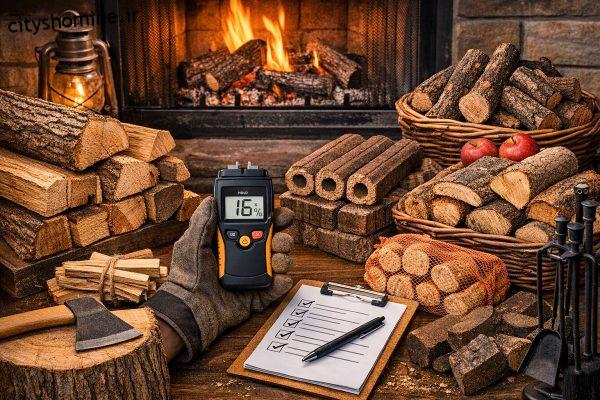 انواع هیزم شومینه