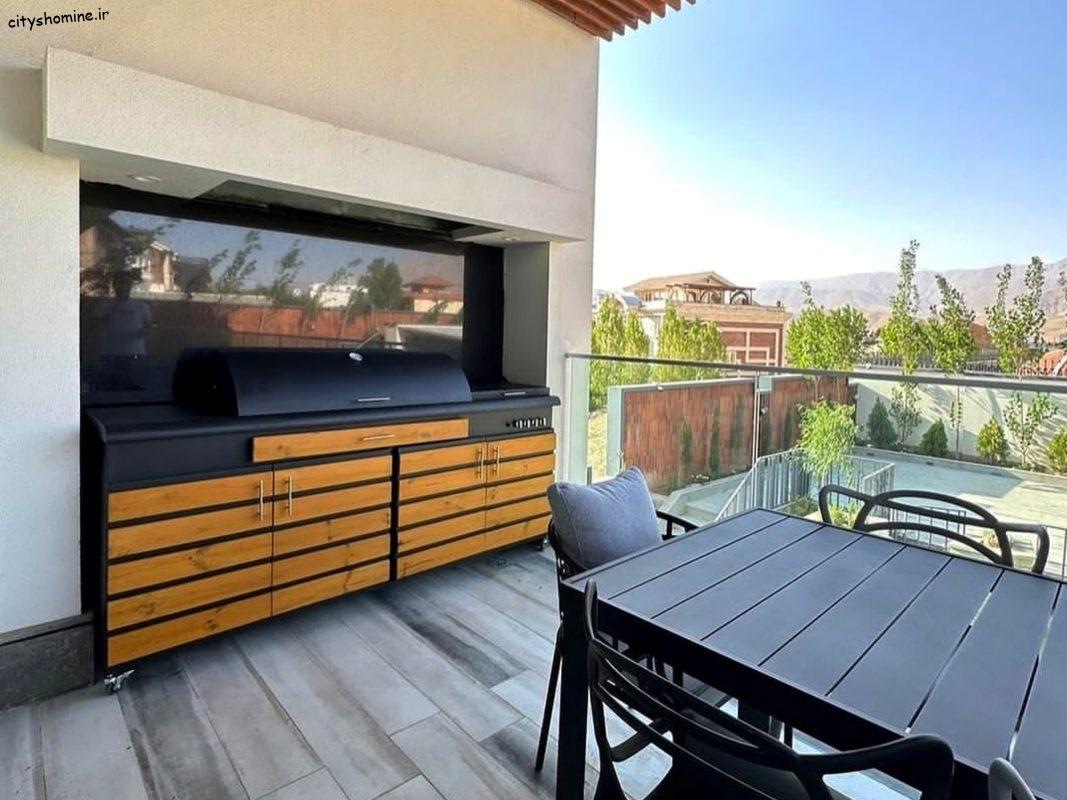 بهترین باربیکیوهای گازی و ذغالی باربیکیو ذغالی با چوب ترموود