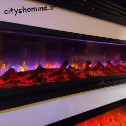 Alternative view of شومینه برقی دیواری سه بِعدی فلت