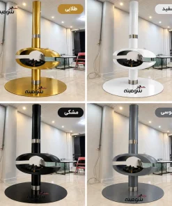 شومینه معلق نیم دایره ای